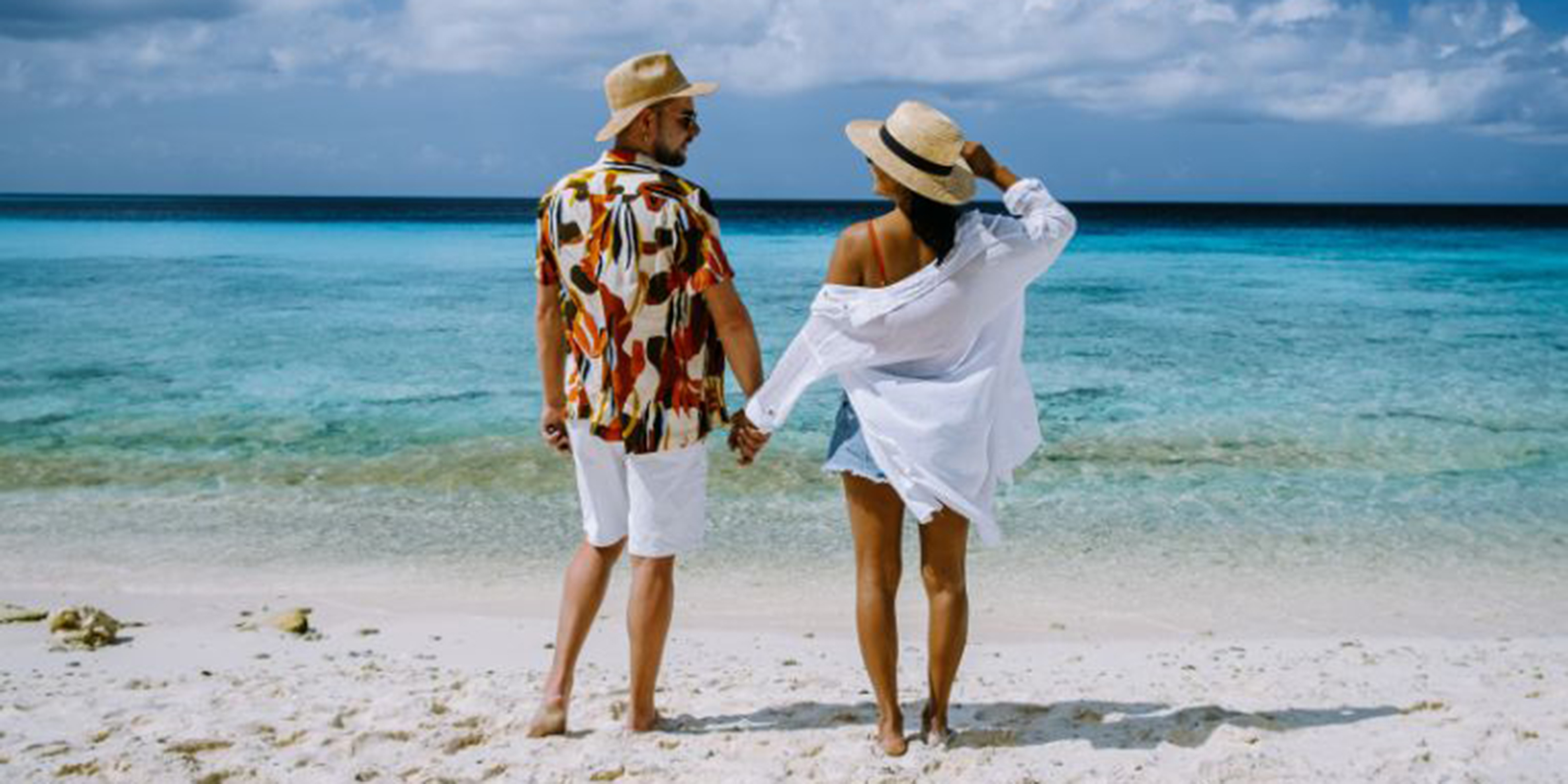 Couple in the Caribbean
