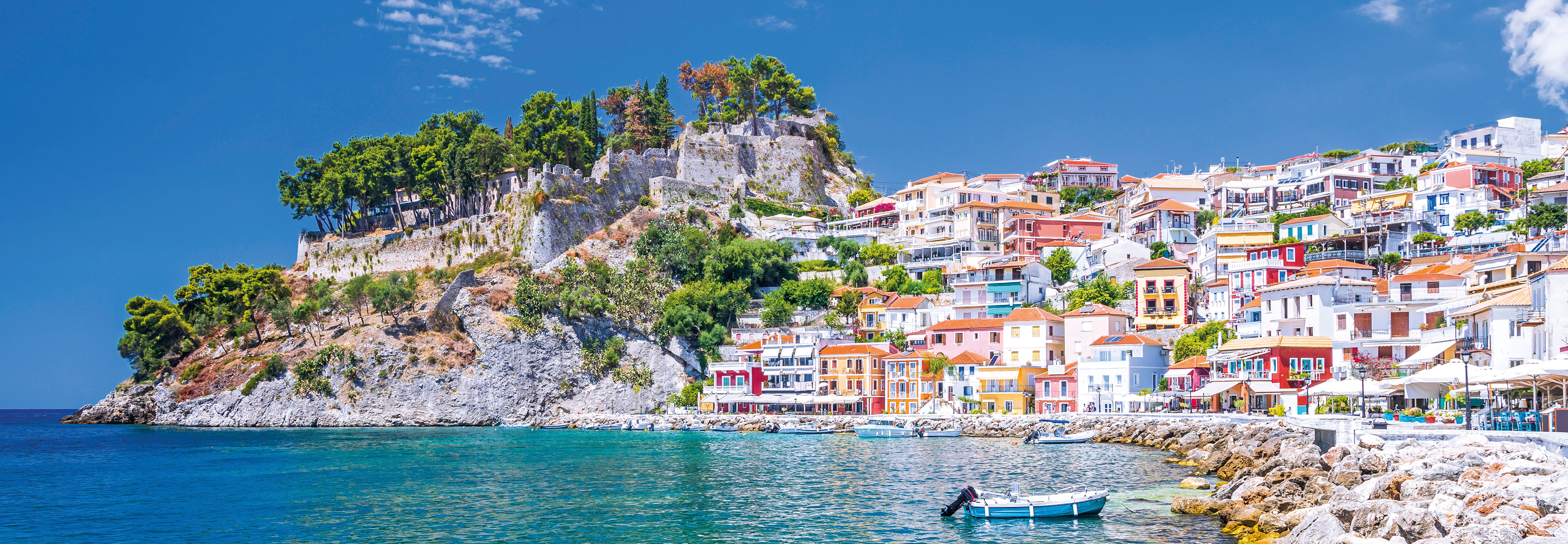 Visit gorgeous coastal towns like Parga, Greece<br/><br/><br/>